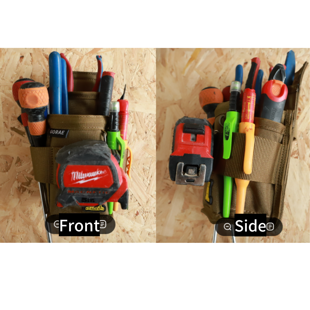 DURAWORK GORAE Pouch in 1000D Cordura, a compact and durable tool pouch for waist belt attachment.