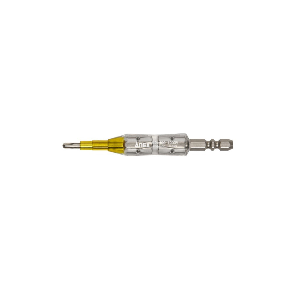 ANEX AZM-2100 Insulated Screwdriver Bit (PH2x100mm, 1000V)