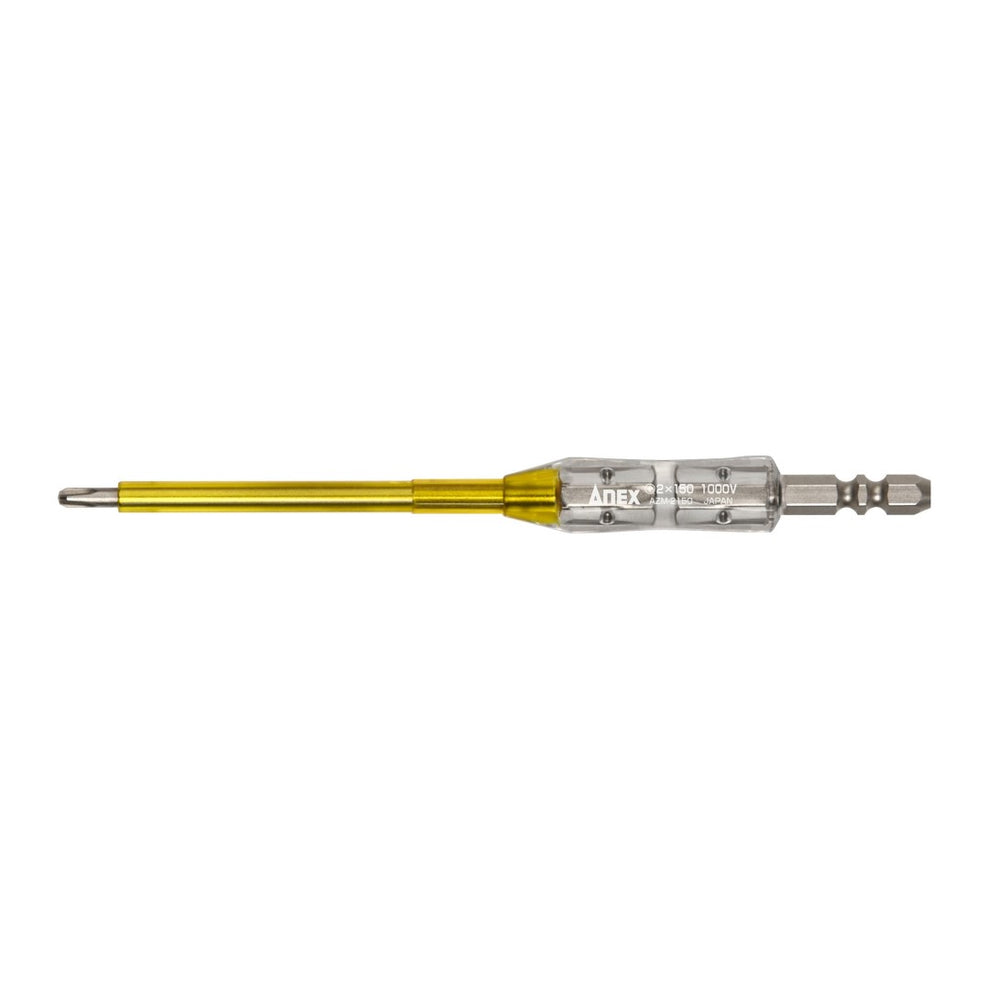 ANEX AZM-2150 Insulated Screwdriver Bit (PH2x150mm, 1000V)