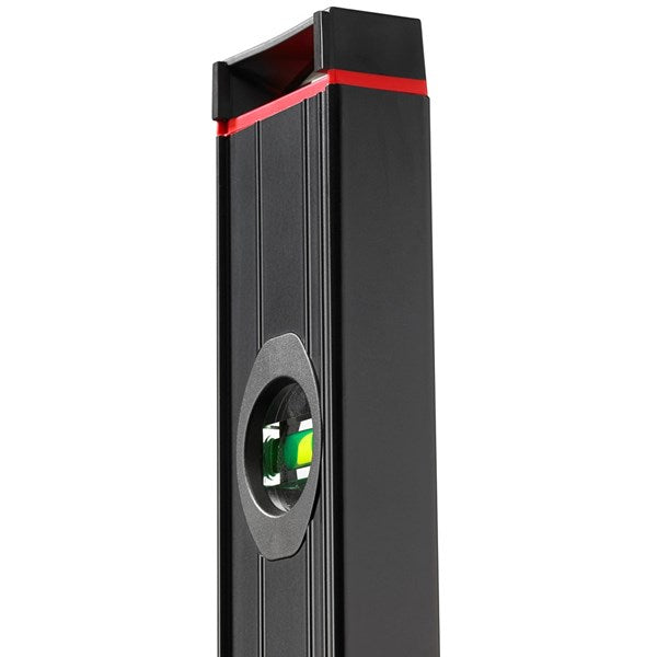 A professional using the Hultafors PV Spirit Level, demonstrating its high accuracy of ±0.5 mm/m for precision work.