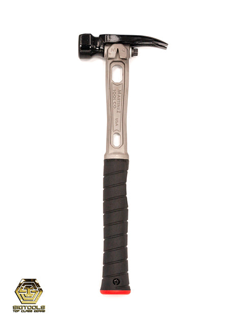 Right view of the Martinez M4 Titanium Handle 12oz Smooth Steel Head Finish Hammer with straight handle