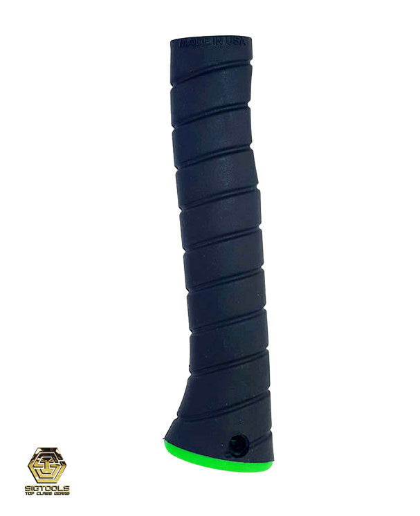 Black Overlay and Green Cap Curved Martinez M1/M4 Replacement Grip
