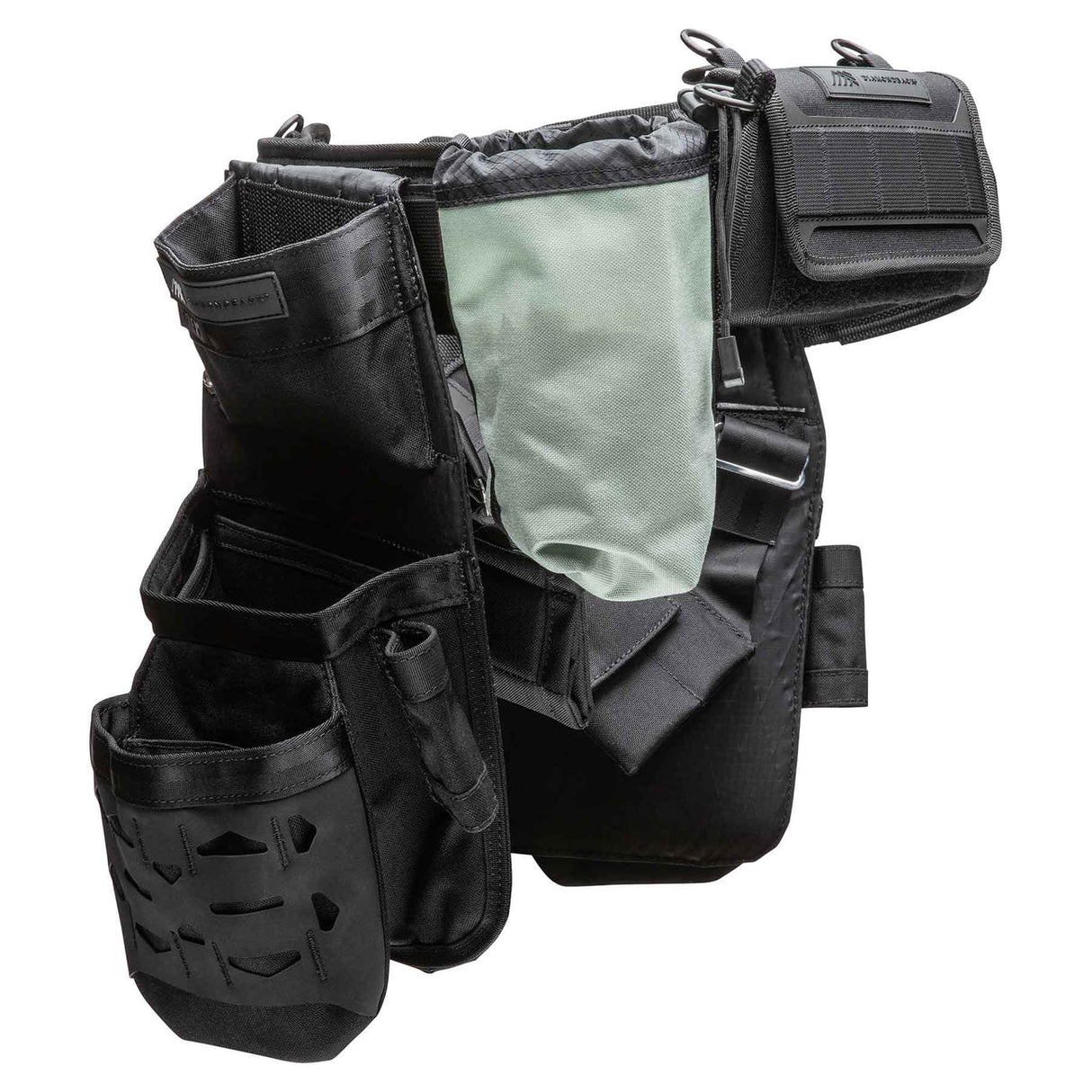 Diamondback Dawson X carpenter setup with holsters and DB Sax