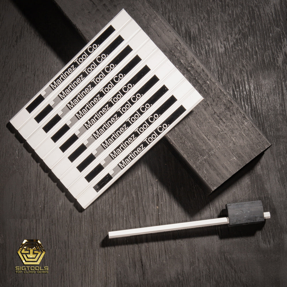 Lápices Martínez - Paquete de 10 y soporte de quilla individual