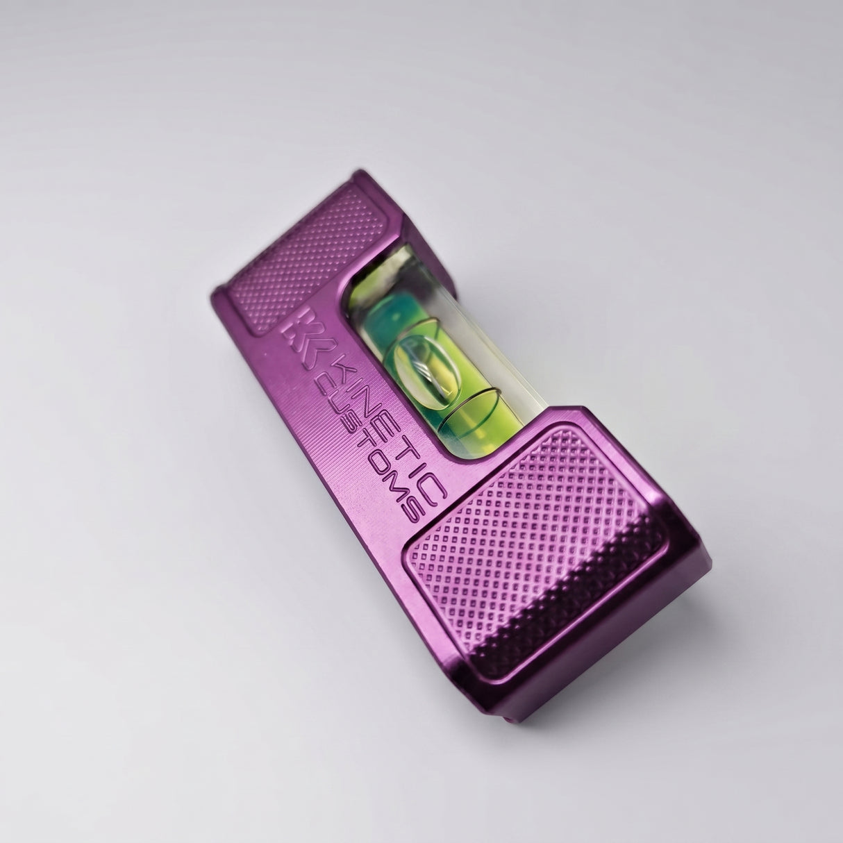 Kinetic Customs Billet Aluminium Pocket Level | Magnetic Scaffold & Pipe Level | Signature Tools