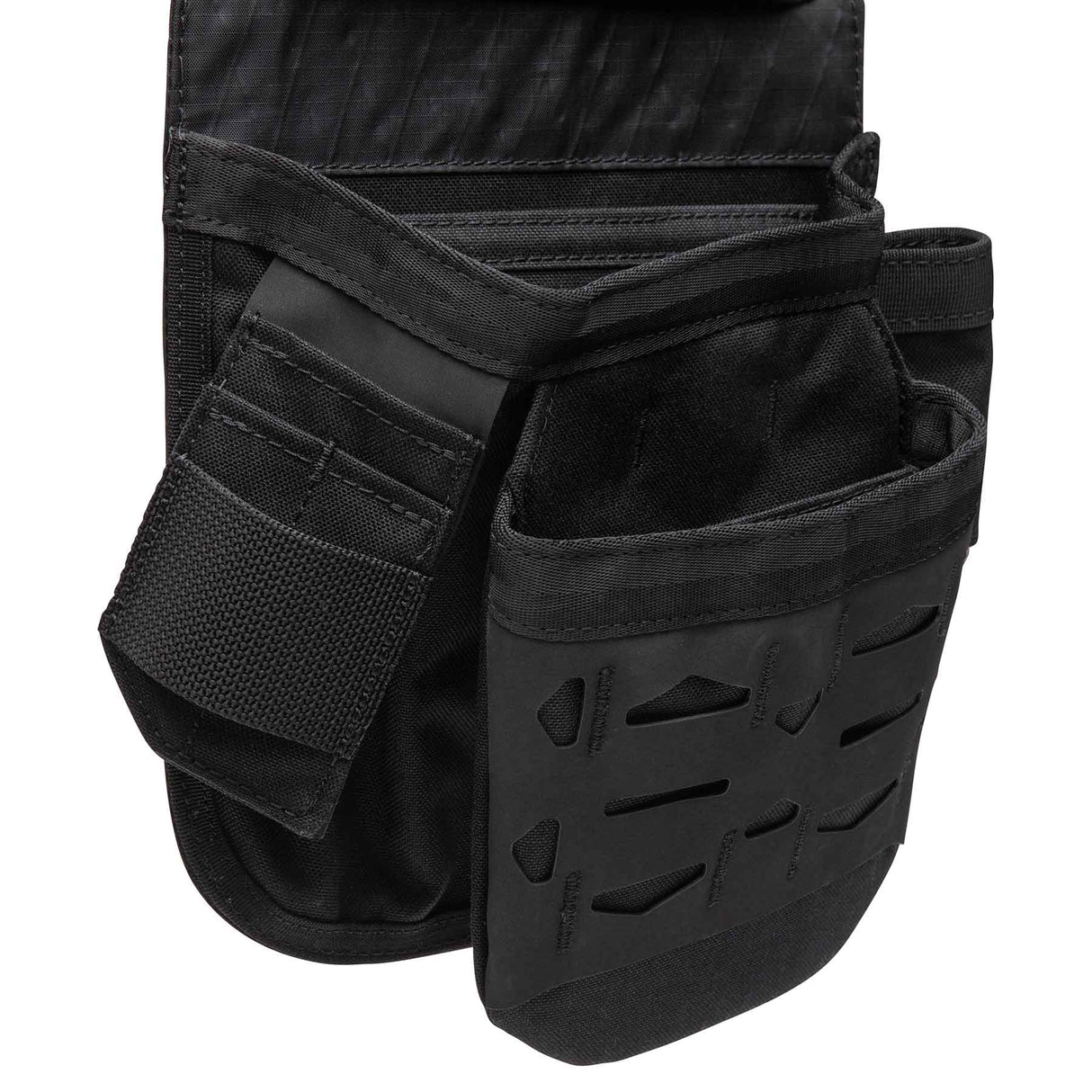 Mid-sized dominant pouch with HypaLock expansion grid