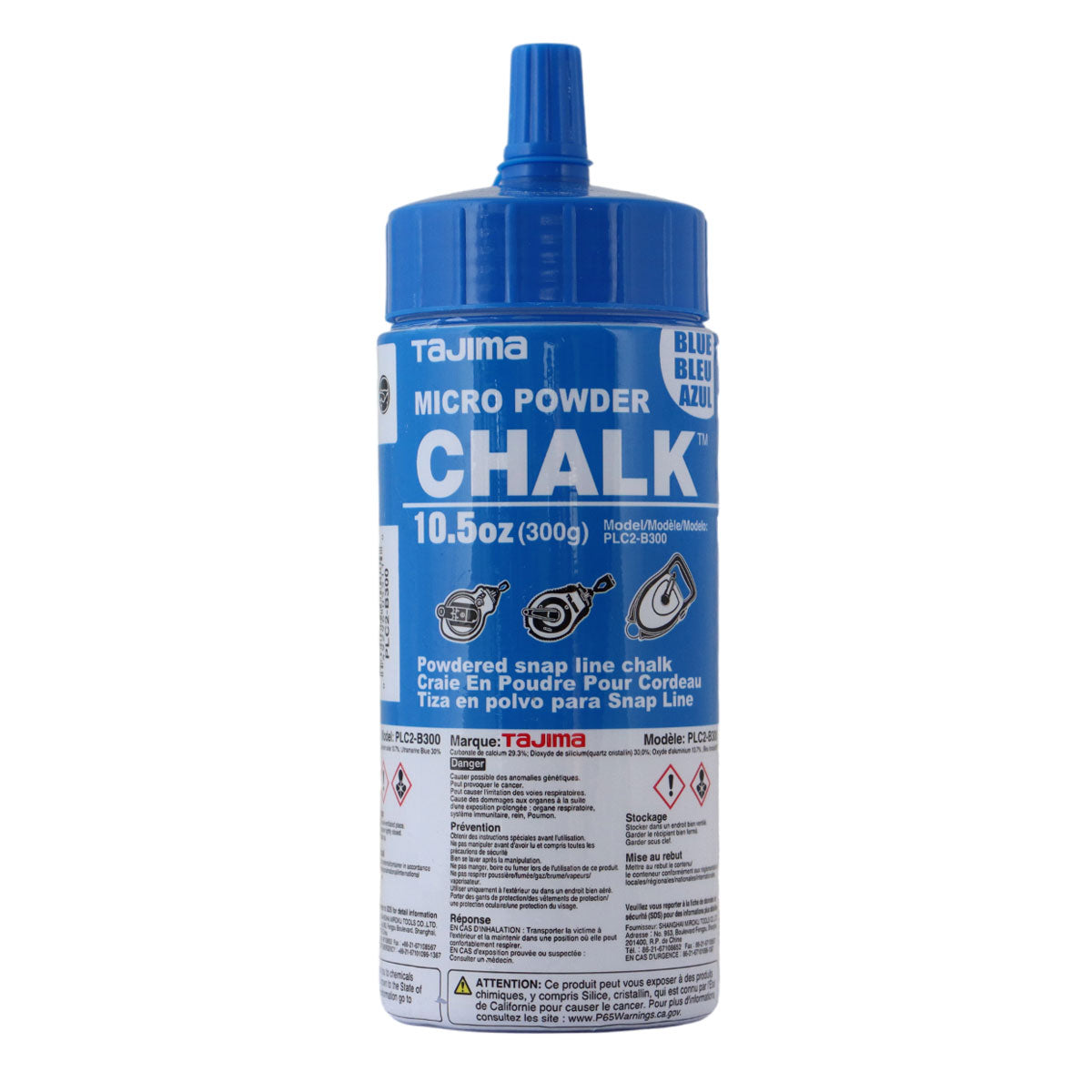 Recambio de tiza Tajima Micro Chalk 300 g Azul