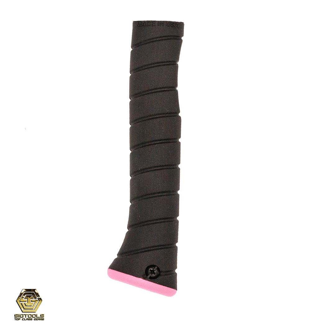 Black overlay and pink insert Curved Martinez M1/M4 Replacement Grip