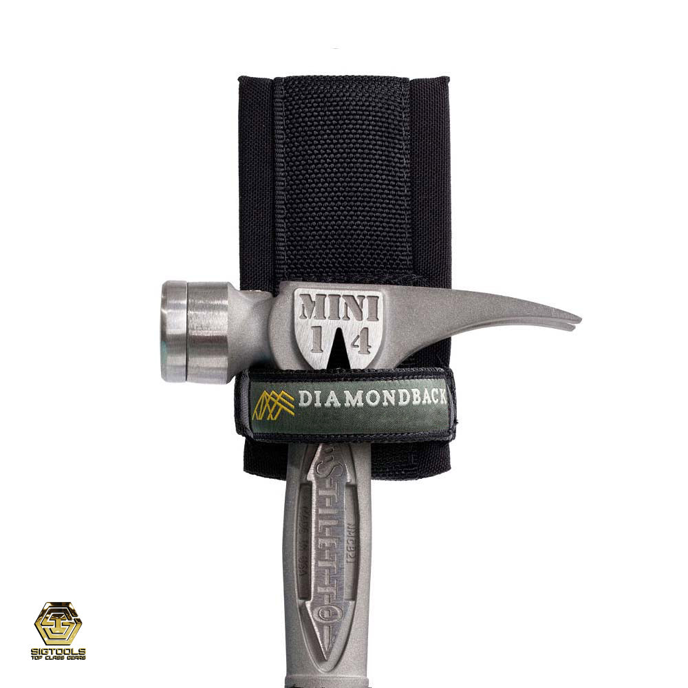 "Diamondback 405 Lo-Rider Hammer Loop - Silent and Efficient Carry Solution". "Diamondback 405 Lo-Rider Hammer Loop - Silent and Scratch-Free Hip/Rear Carry Solution"