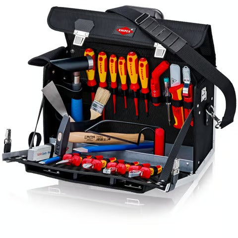 The KNIPEX 'Classic' Electro Tool Bag, a durable polyester bag with a steel base tray and shoulder strap.