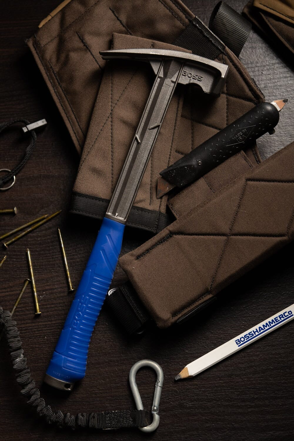 Boss Hammer Blue Collar Steel Framing Hammer Milled Face Only