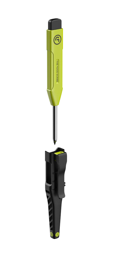 The Good Scribe all-in-one mechanical pencil and anti-snap holster system.