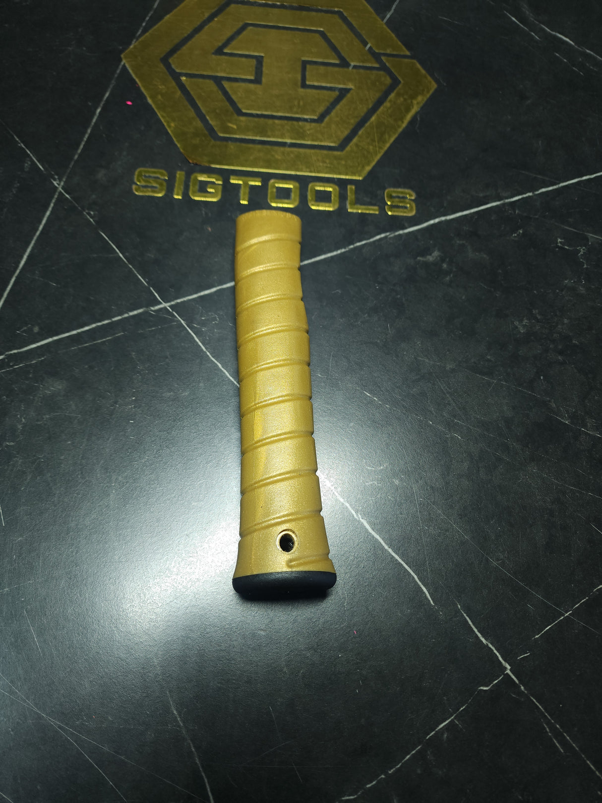 Empuñadura de repuesto Martinez M1/M4 - Revestimiento dorado/Tapa negra