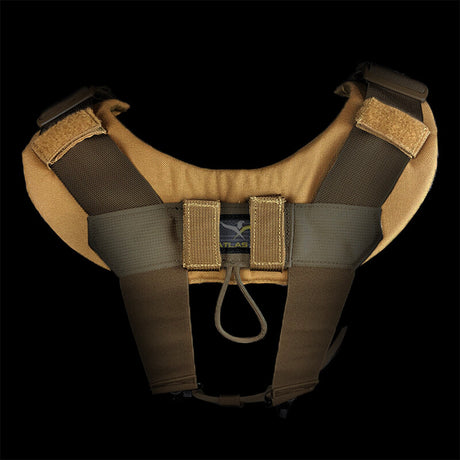 Rear shot of Padded Suspender Yoke in place, Shop yours today.