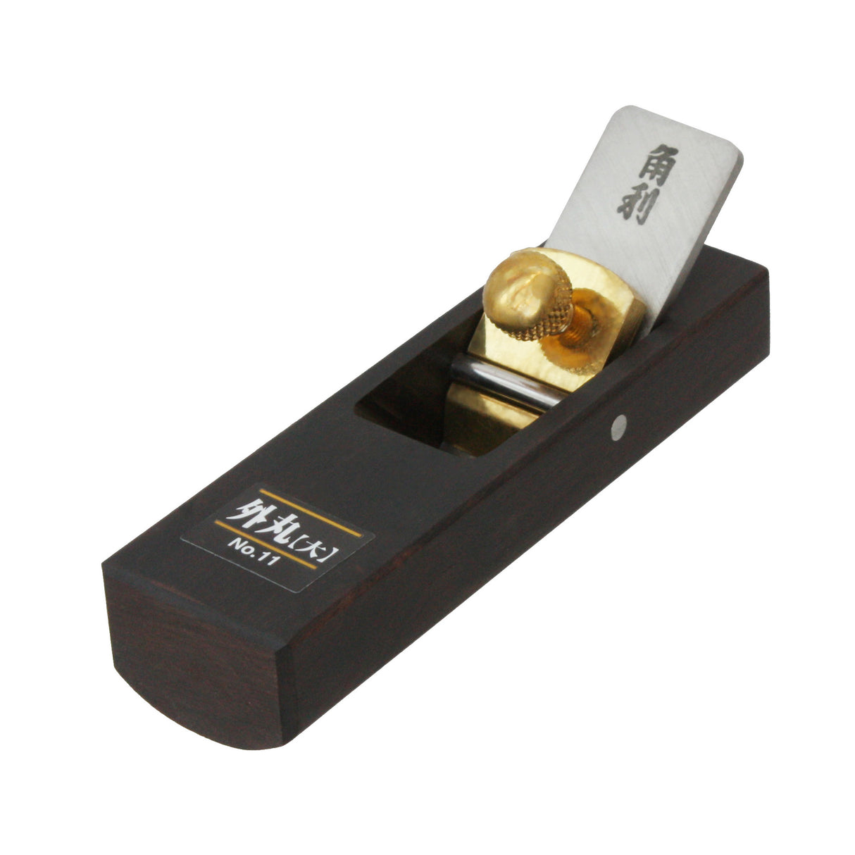 Cepillo de mano Kakuri Mini de ébano n.° 11 R18 convexo