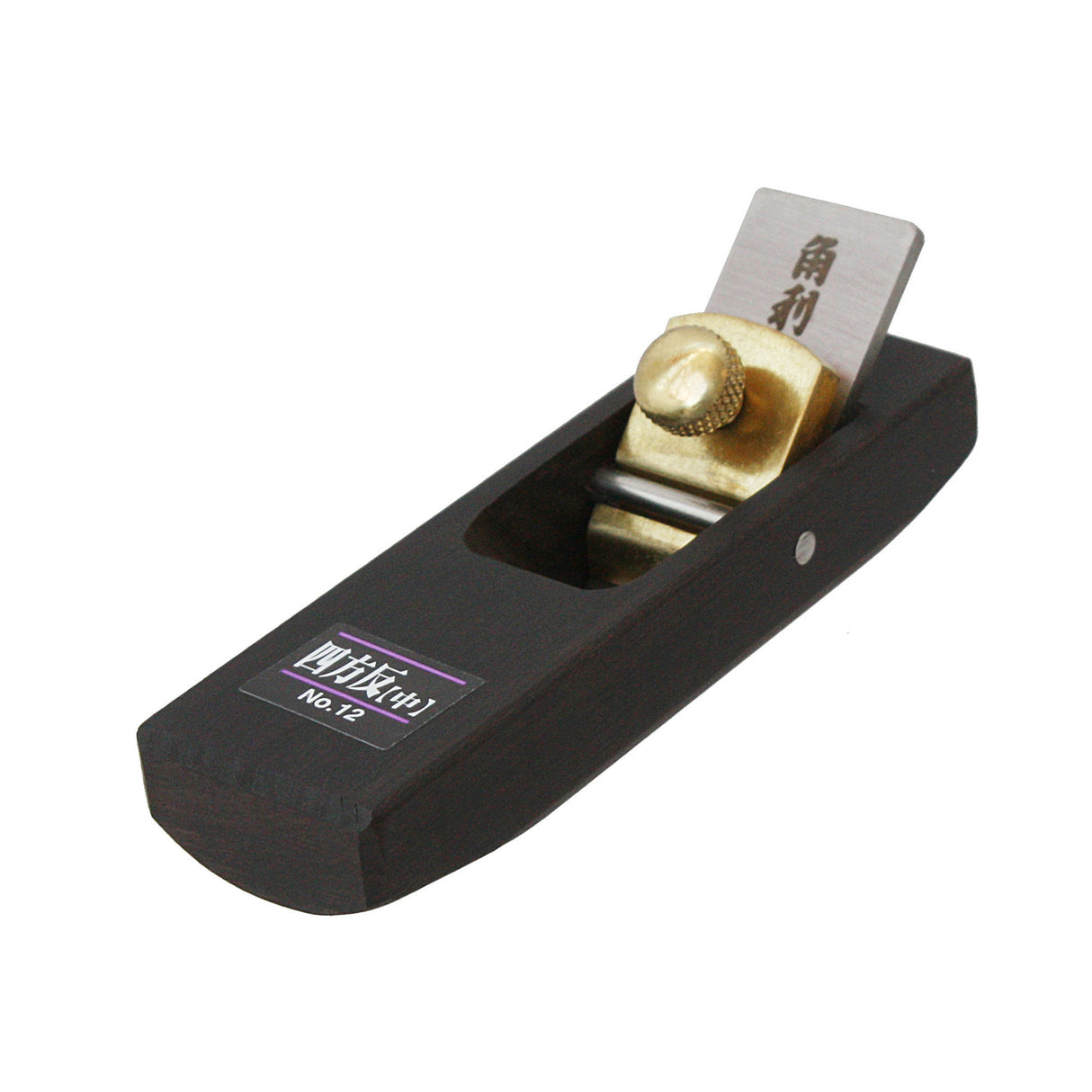 Cepillo de mano Kakuri Mini de ébano n.° 12 convexo