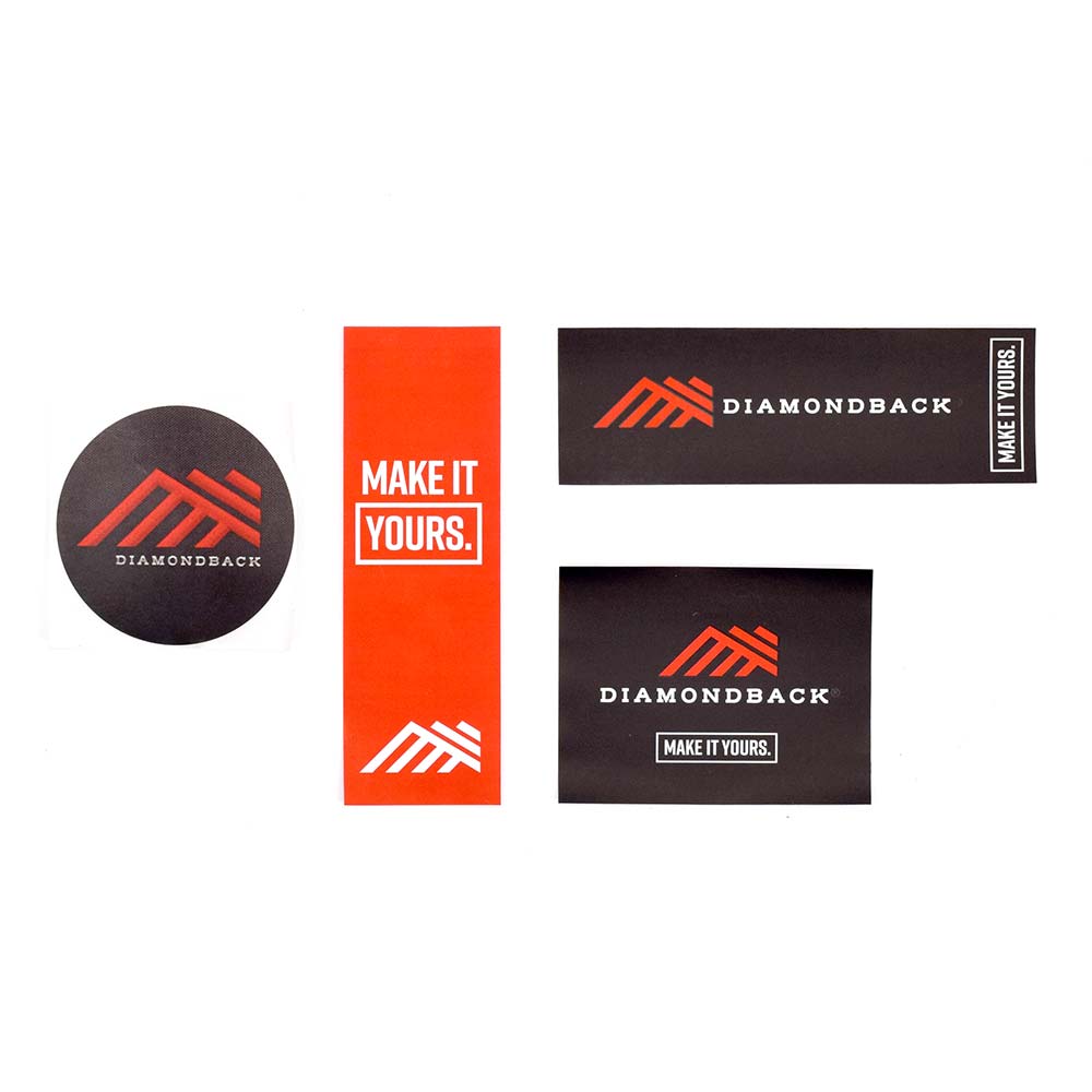 Diamondback El nuevo paquete de calcomanías (paquete de 4)