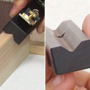 Cepillo de mano Kakuri Mini de ébano n.° 5 con bisel de 45 grados