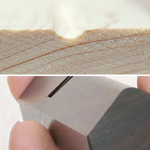 Cepillo de mano Kakuri Mini Ébano No9 R3 Convexo