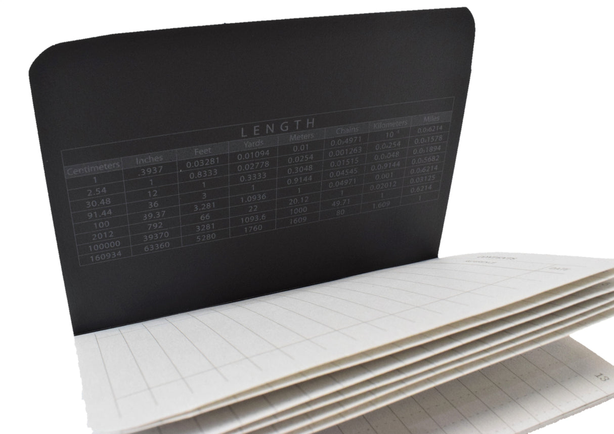 Bloc de notas impermeable Diamondback DB x Rite in the Rain, paquete de 3, color negro