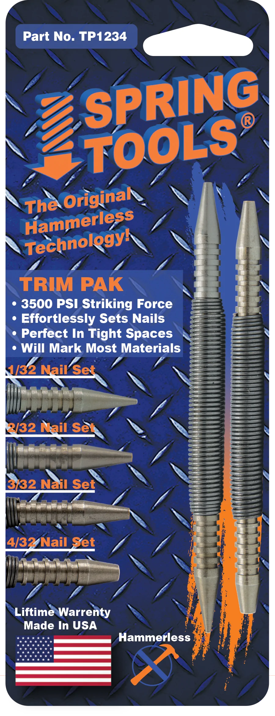 Easily set or finish any nail or brad with the Trim pak TP1234. 3500 PSI of striking force at your finger tips, this tool set will help you work efforlessly. Grab yours today from www.sigtools.co.nz