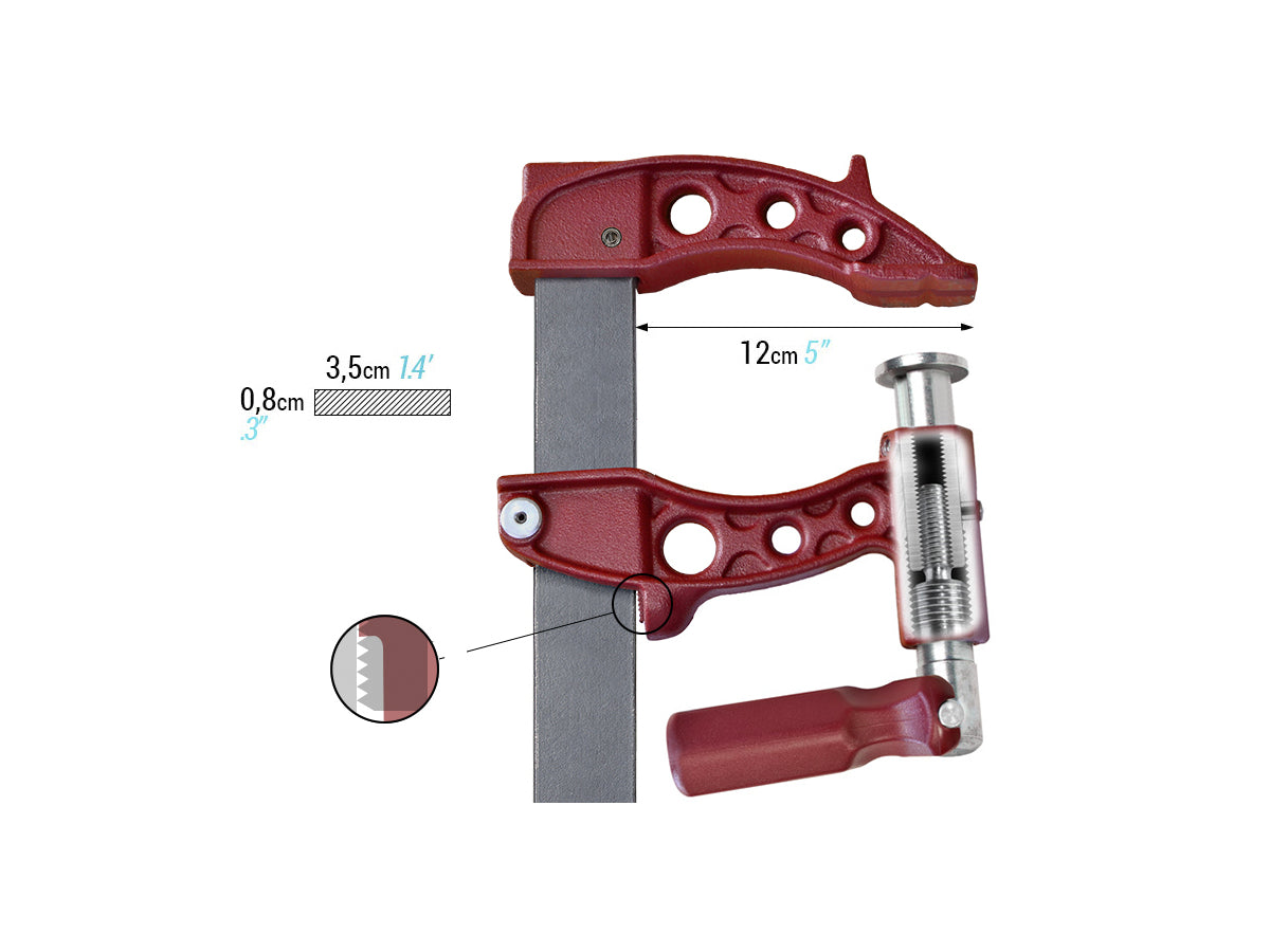 Piher Maxipress F - Profundidad: 12 cm