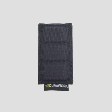 DURAWORK 501 3-Slot Magnet Attachment in Black 1000D Cordura, featuring triple N42 neodymium magnets and Velcro back.