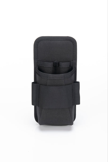 DURAWORK 404 Utility Pouch in Black 1000D Cordura, featuring reinforced panels and MOLLE front webbing for tools.