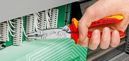 Alicates de instalación eléctrica Knipex 6 en 1 de 200 mm 