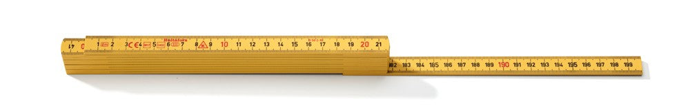 Regla plegable de fibra de vidrio Hultafors de 2 m 