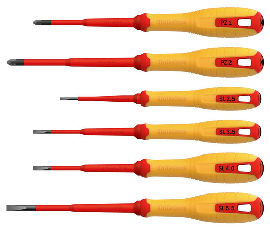 Hultafors VDE Screwdriver Set PZ & SL - 1000V Rated/Certified