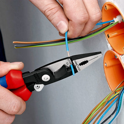 Alicates de instalación eléctrica Knipex 6 en 1 de 200 mm 