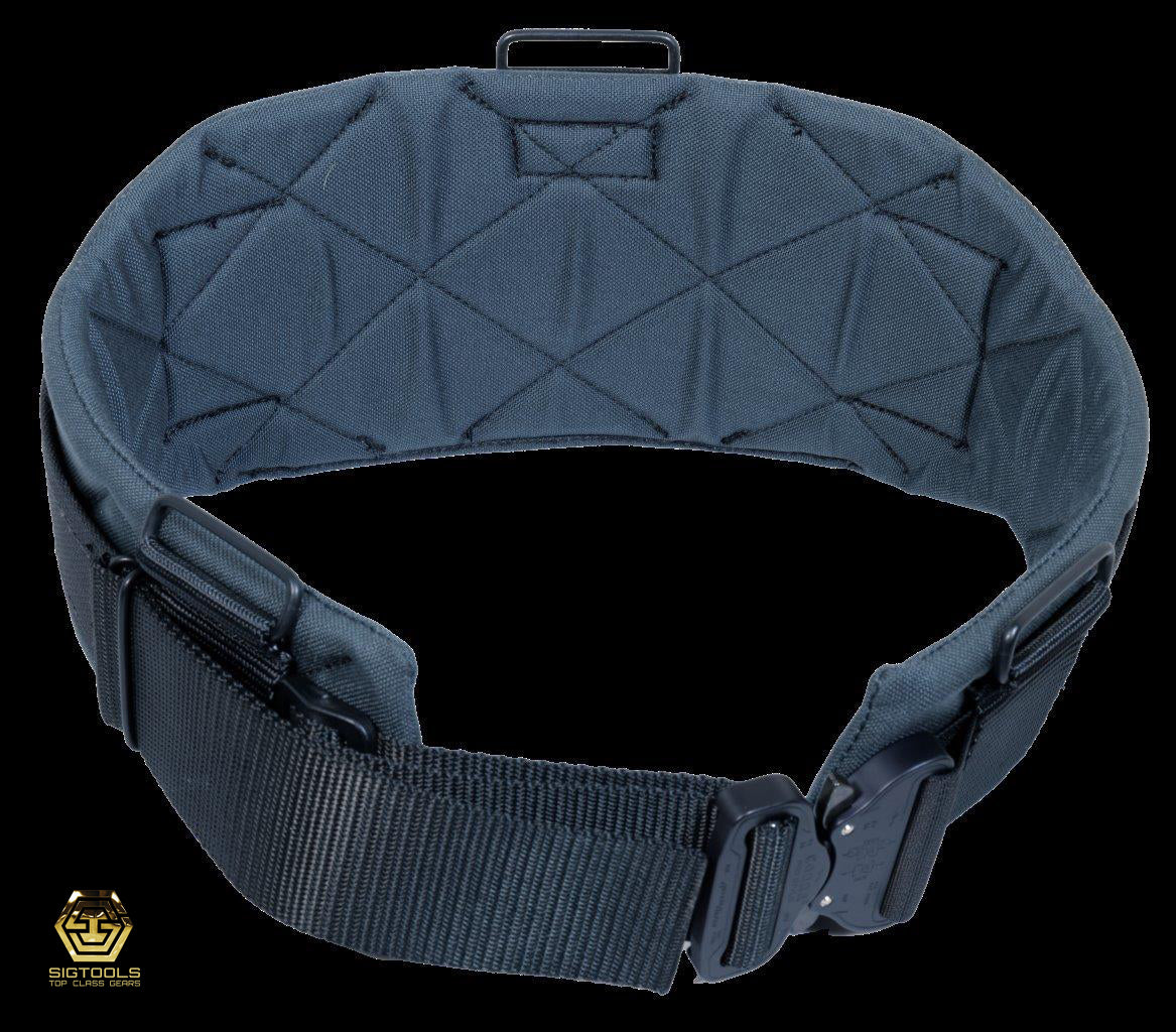A rear view of the belt of Badger Left Hand Trim Set in Gunmetal Grey colour