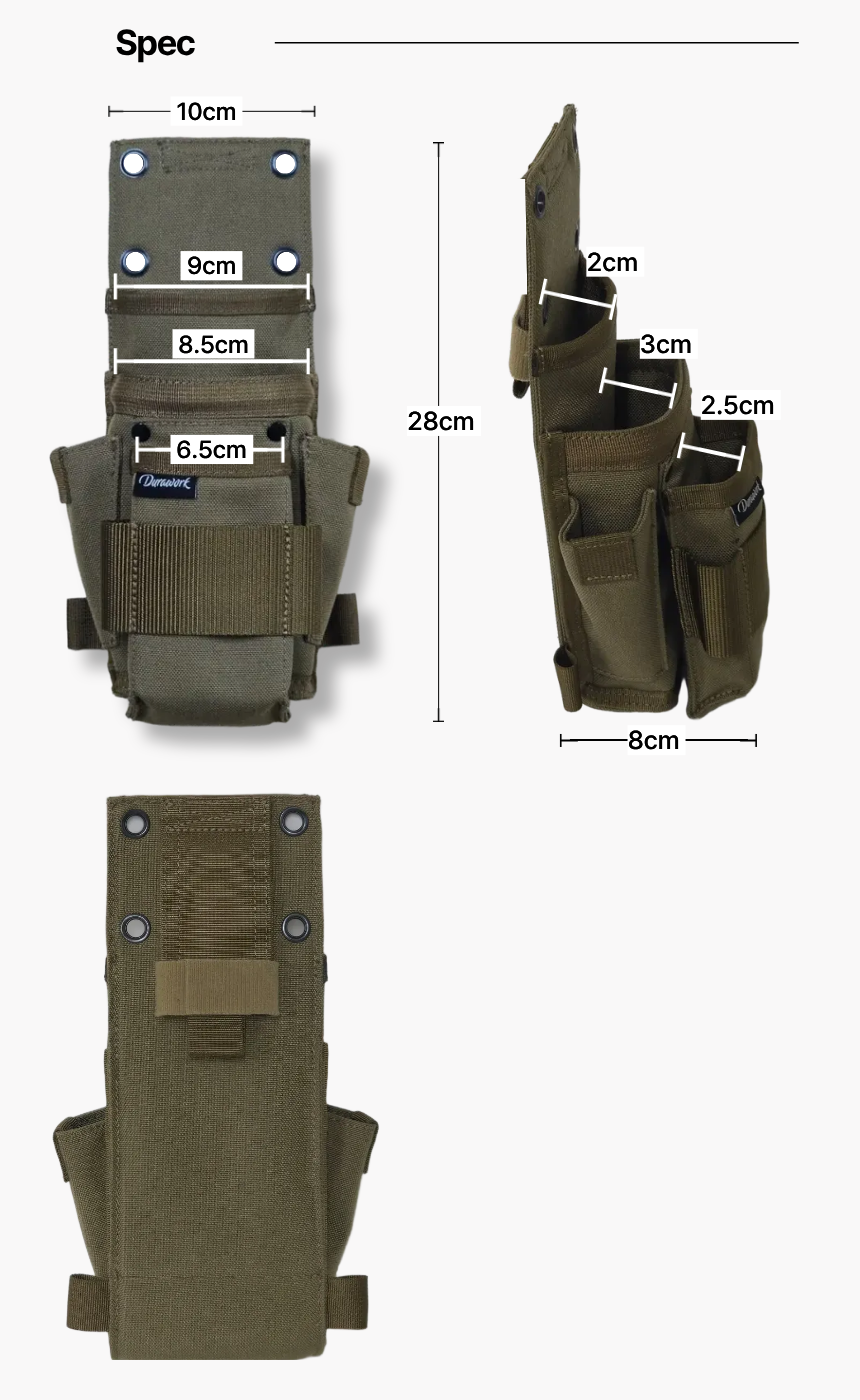 Durawork SANG-O Compact Tool Pouch | CORDURA® 1000D | Signature Tools