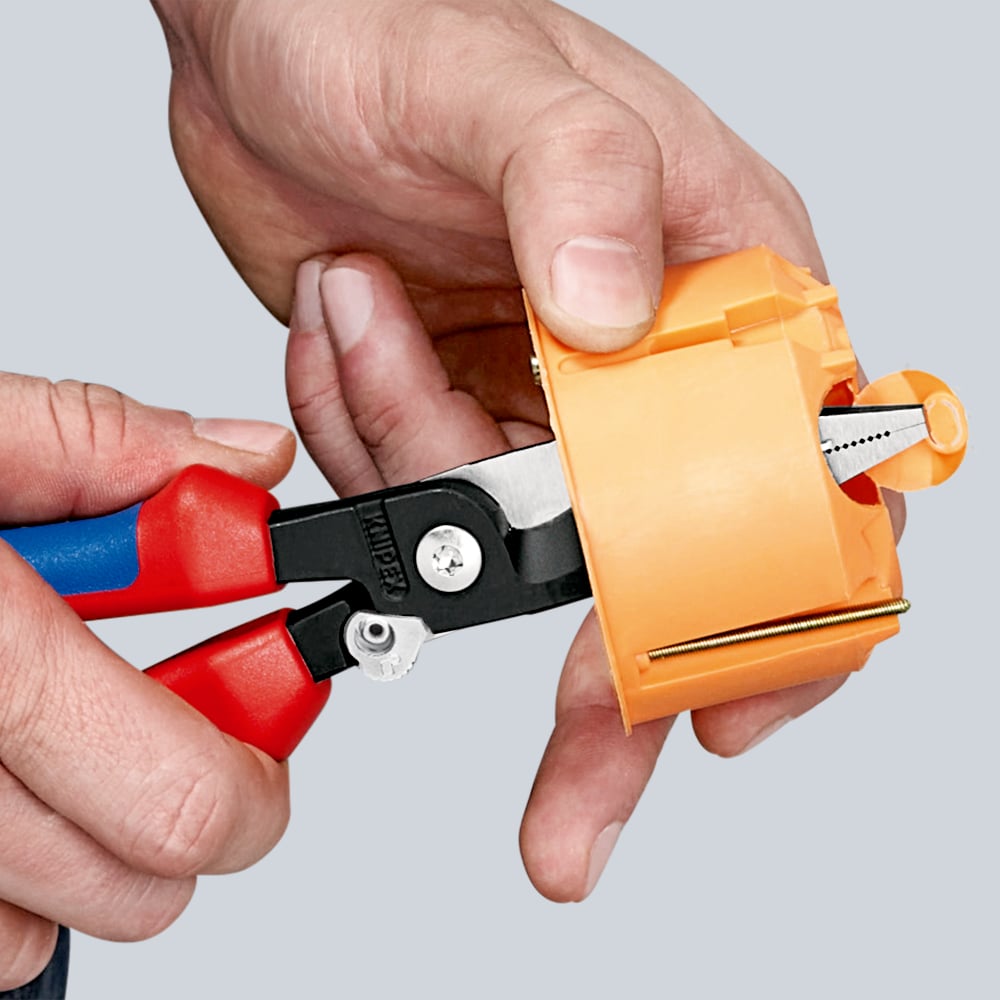 Alicates de instalación eléctrica Knipex 6 en 1 de 200 mm 