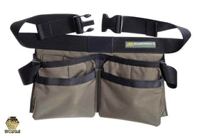 "Diamondback Apron in ranger green color."