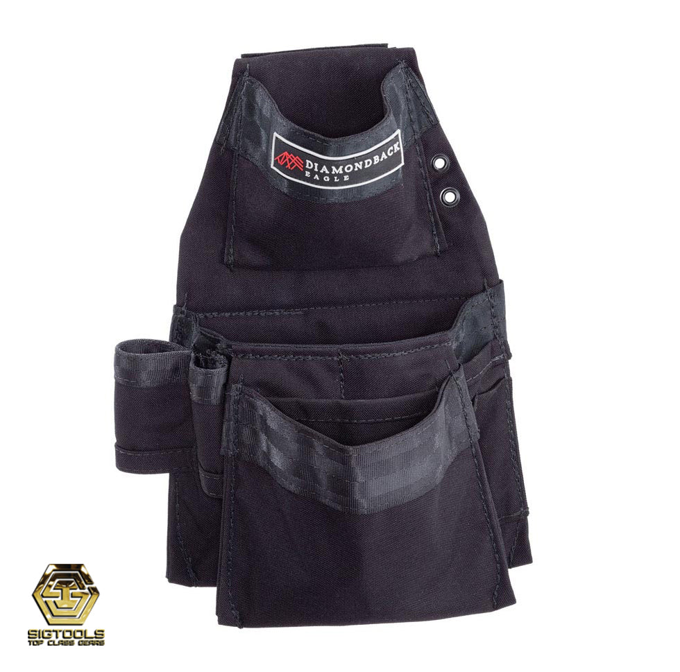 "Diamondback Eagle Pouch in Black - Right hand"