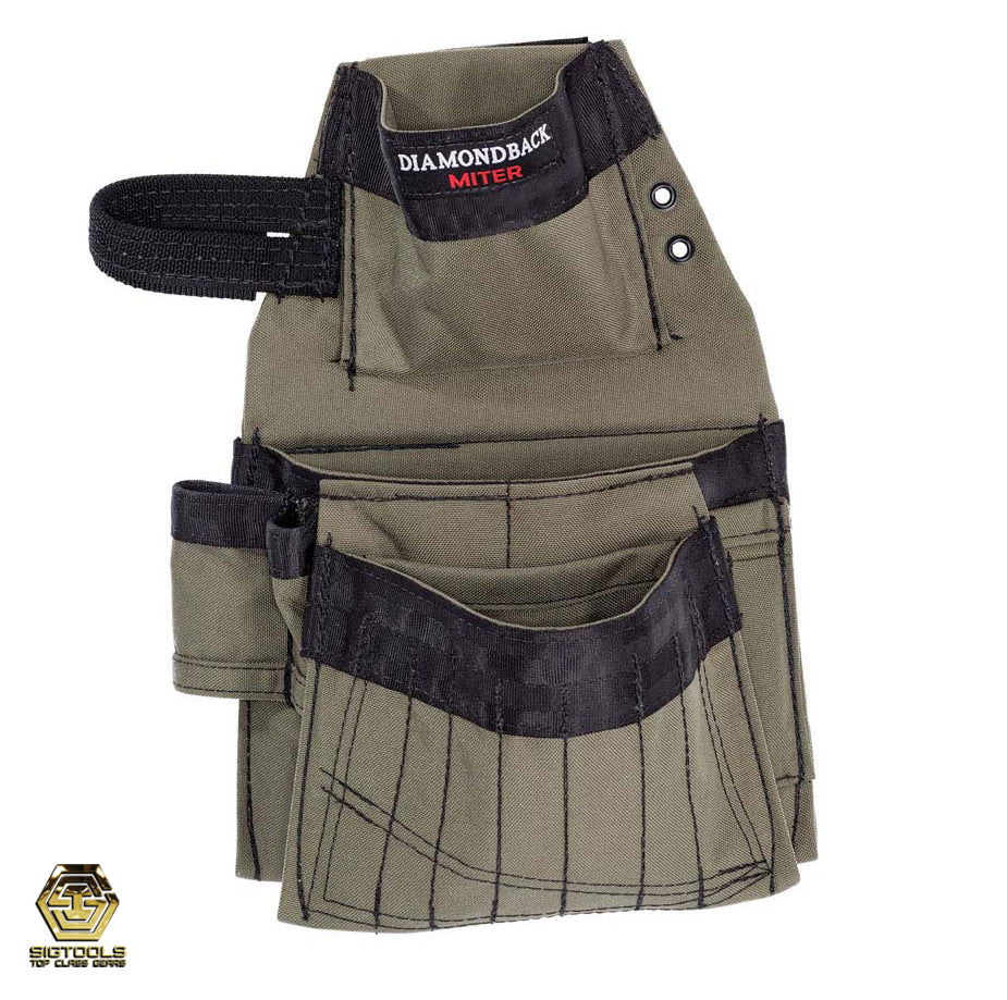 "Diamondback Miter Pouch in Ranger Green - Right Hand Configuration"