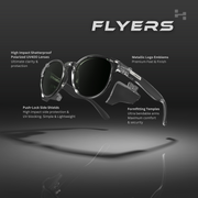 Hyspecs [NUEVO] Serie Flyers con lentes polarizadas y protectores laterales