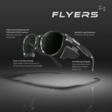 Hyspecs [NUEVO] Serie Flyers con lentes polarizadas y protectores laterales