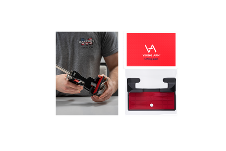 Optional Lifting Pad for the Viking Arm® kit, featuring non-slip rubber for surface protection, ideal for lifting delicate objects like glass and cabinets. Made of lightweight reinforced fiberglass PA and non-scratch TPE, measuring 94 x 65 x 30mm and weighing just 0.060kg.