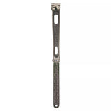 Ergonomic Martinez 16-inch Titanium Polished Handle, designed for control and comfort.