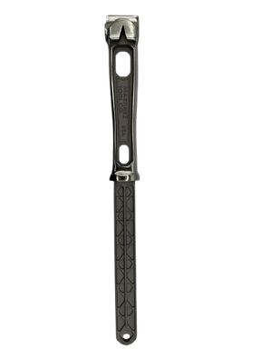 Ergonomic Martinez 14-inch Polished Titanium Handle, designed for control and comfort.