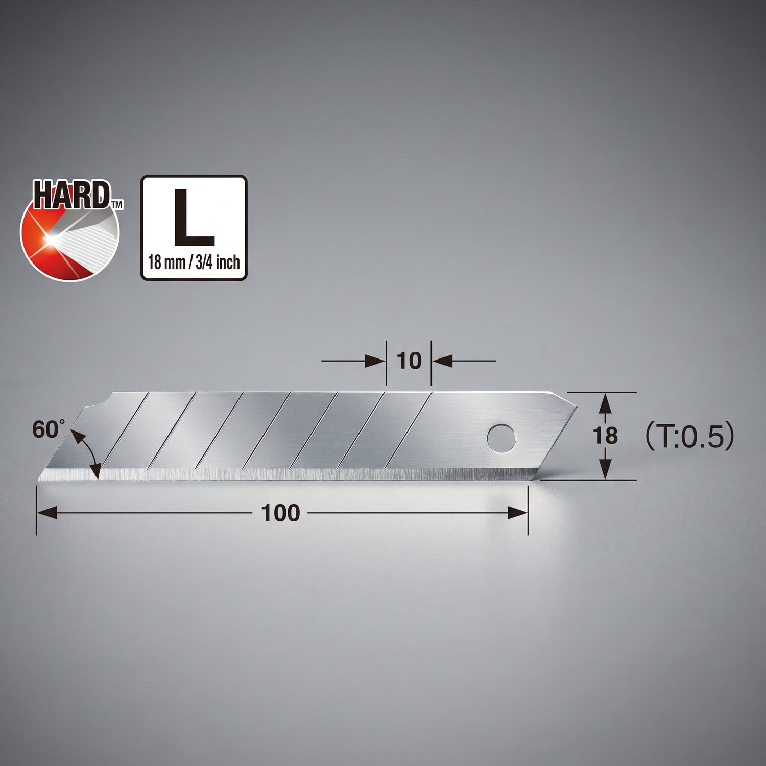 Tajima LCB50 18mm Heavy-Duty Blades 10 Pack