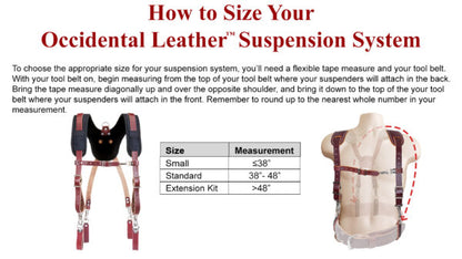 SISTEMA DE SUSPENSIÓN STRONGHOLD de Occidental Leather