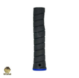 Straight end in Black overlay and blue cap replacement grip for M1/M4.