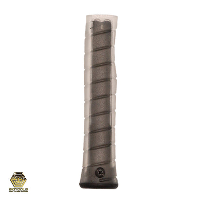 An straight end Martinez Replacement Grip – Clear Overlay/Black Insert