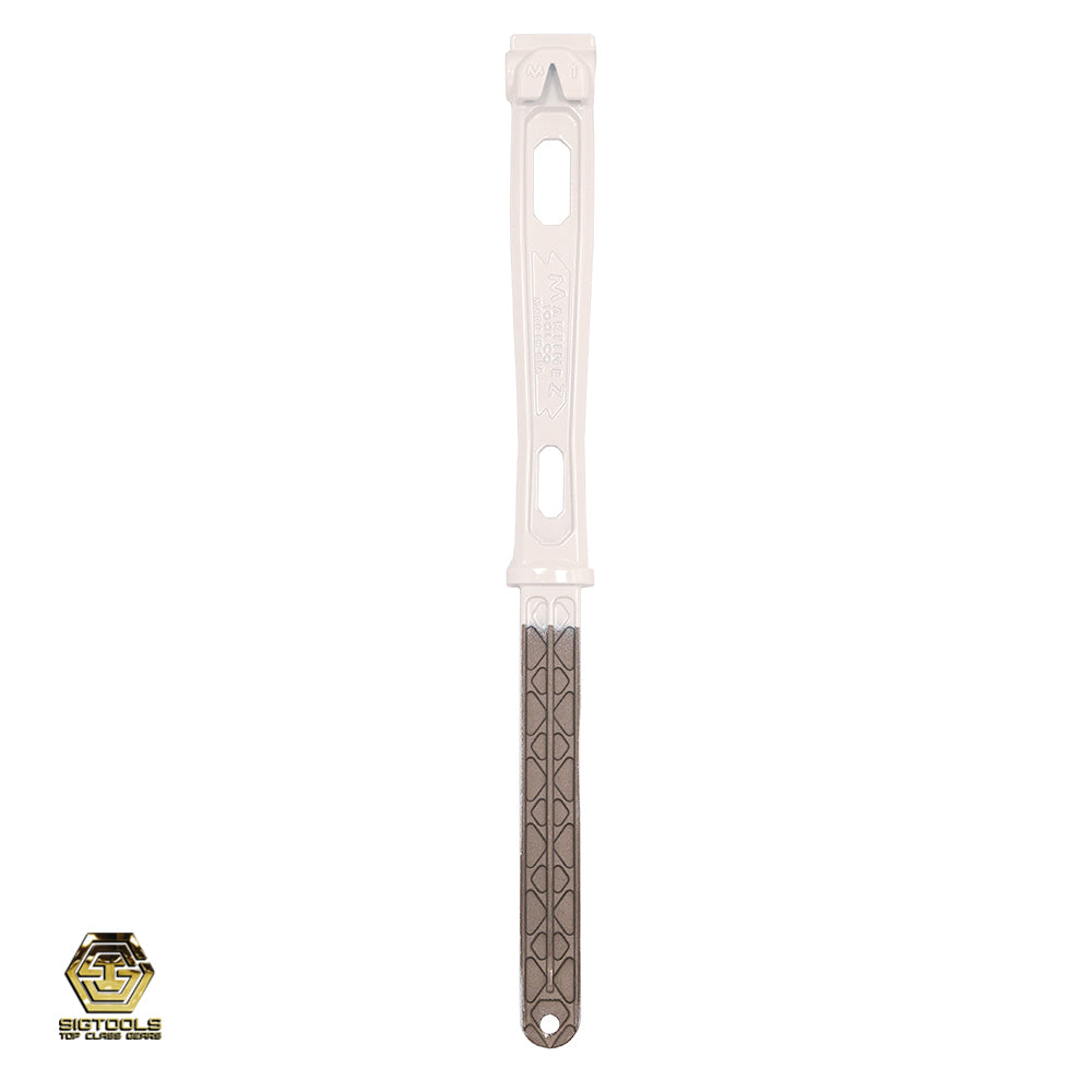 A white-coated handle designed for the M1 Martinez hammer, enhancing the tool with a clean and stylish appearance.