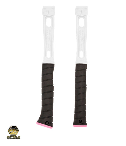 Black overlay and pink insert Straight and Curved Martinez M1/M4 Replacement Grip