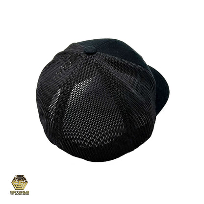 Midnight Black Diamondback Flexfit® Mesh Cap